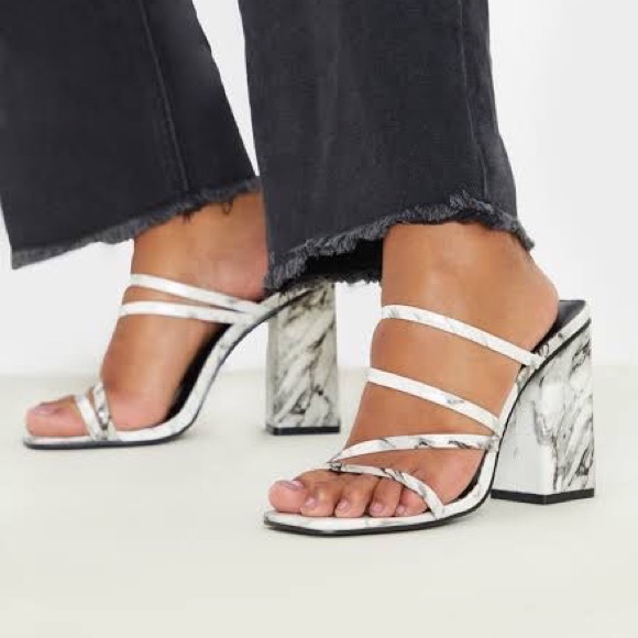 🖤🤍 Pretty Little Things 🖤🤍 New! Marble Heels - Picture 10 of 12